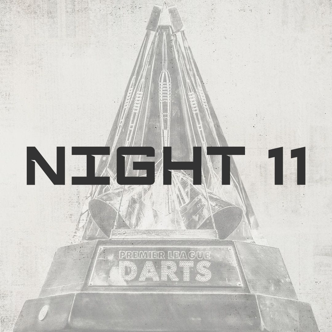 Premier League Darts 2025 Night 11