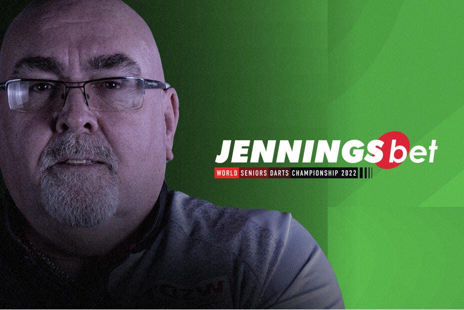 Tony O'Shea steps back to the oche at the World Seniors