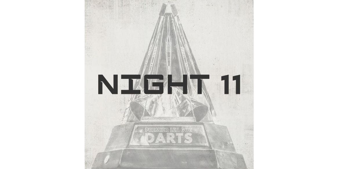 Premier League Darts 2025 Night 11
