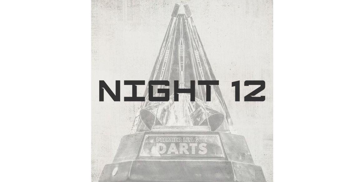 Premier League Darts 2025 Night 12