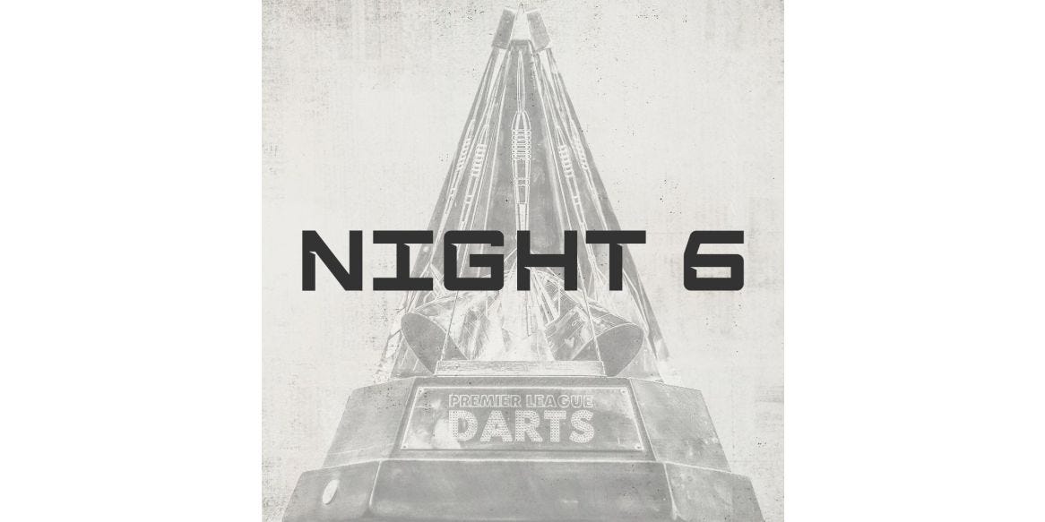 Premier League Darts 2025 Night 6