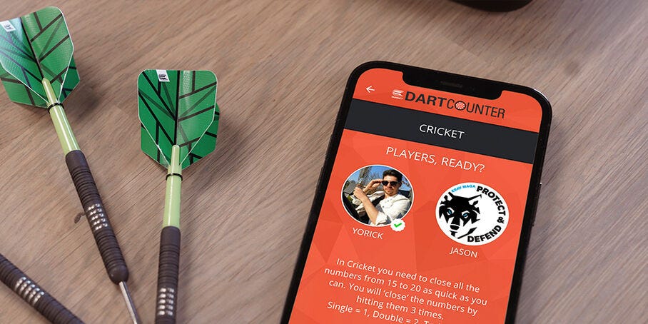 Sign up on the DartCounter app to begin your darts journey