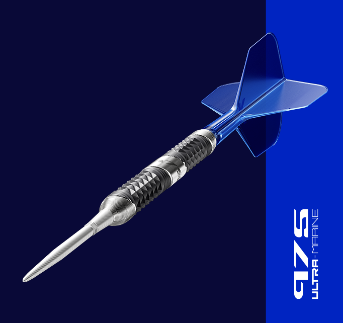 Target Darts 975 Ultra Marine Steel Tip Dart Range