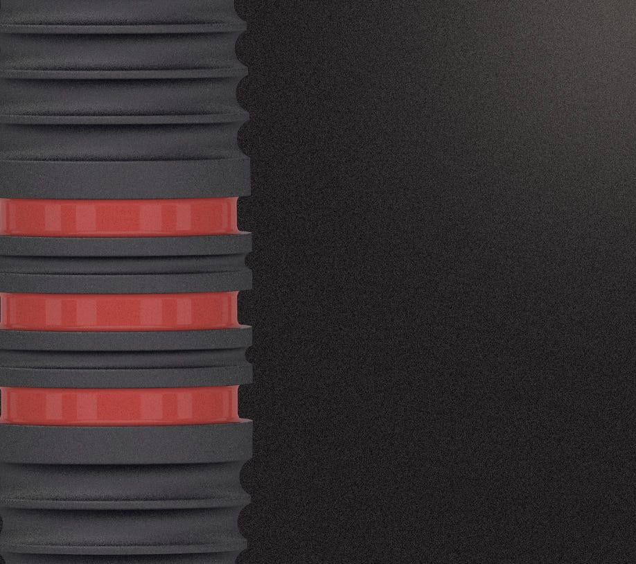Close-up of the barrel of Nathan Aspinall's 80% Black featuring a PVD performance coating delivering enhanced grip.