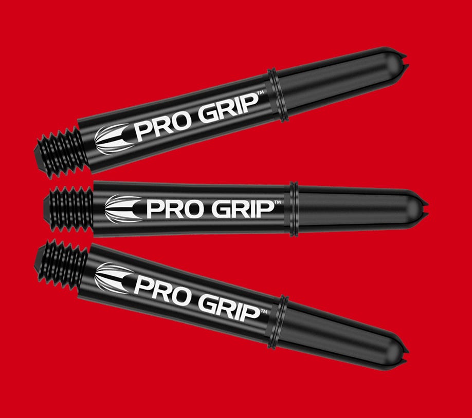 Nathan Aspinall's 80% Black uses Target's leading Pro Grip Shafts.