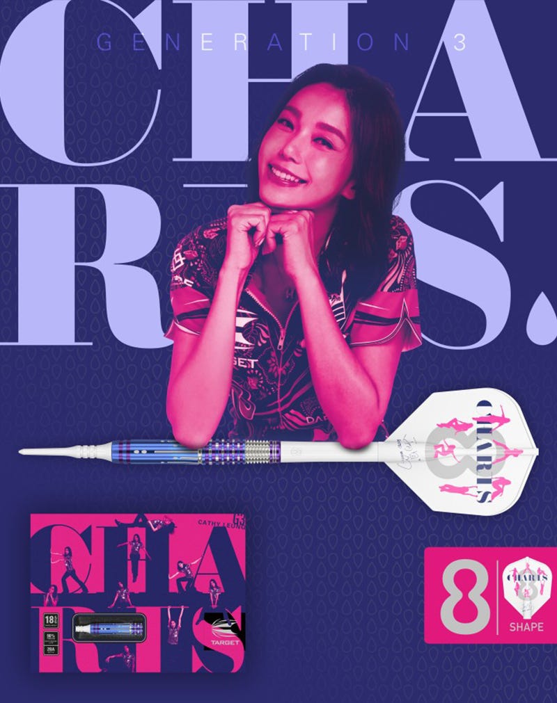 Cathy Leung CHARIS Generation 3 darts available exclusively from Target Darts Japan