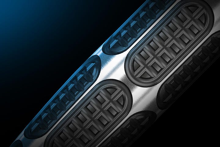 Close-up of the Daytona Fire GT dart barrel inspired by Elysian trapezoidal grip