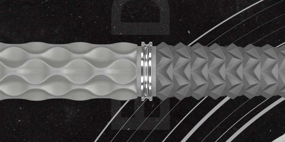 Close-up of the precision milled dart barrel of the Elysian 7