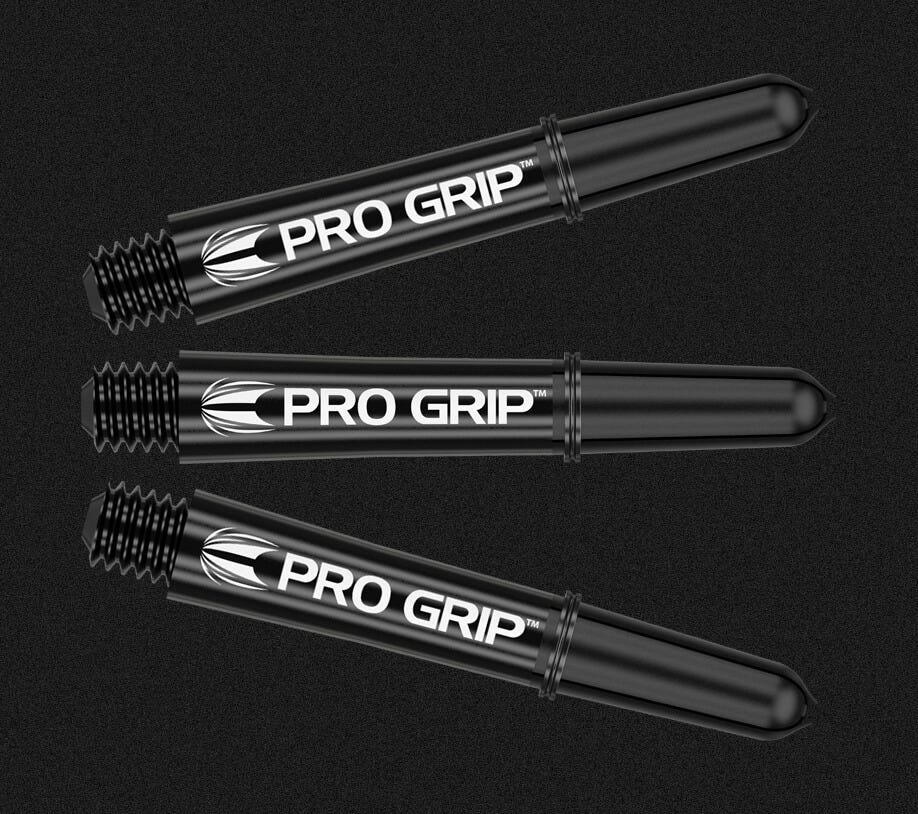 Target Darts Gabriel Clemens Black collection - Uses the Pro Grip shafts in black