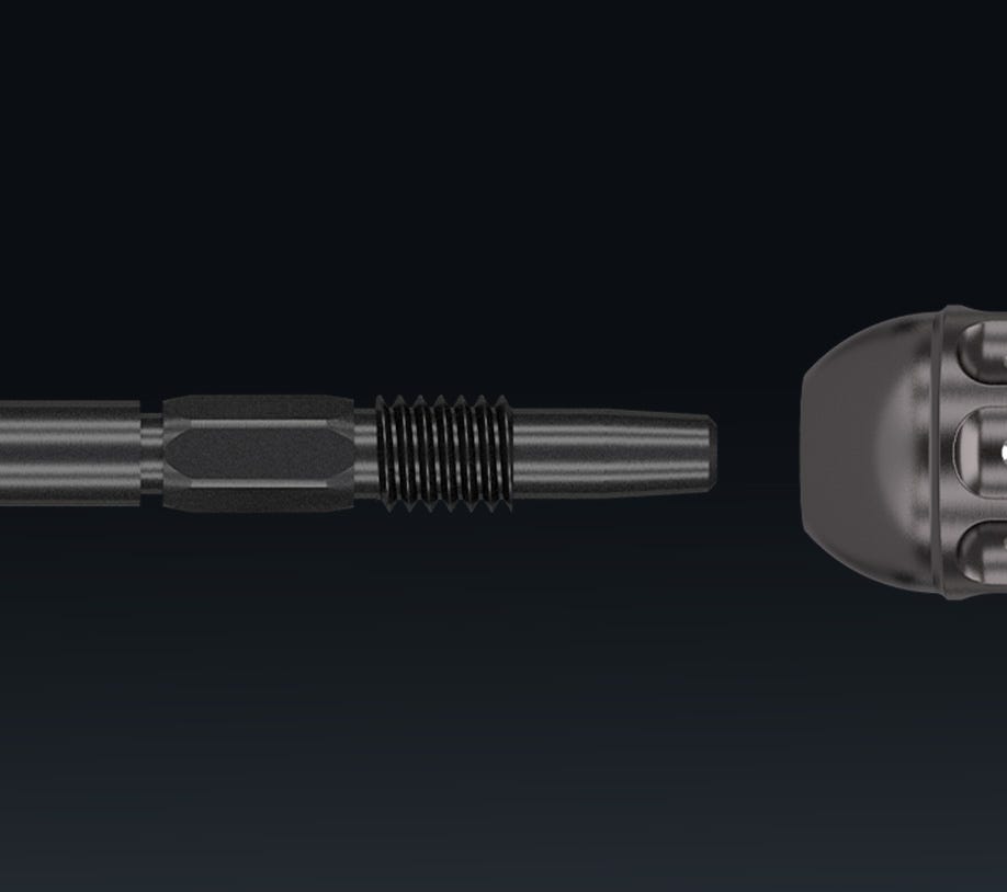 The Luke Littler Generation One Steel Tip Darts use Target's patented Swiss Point Technology.