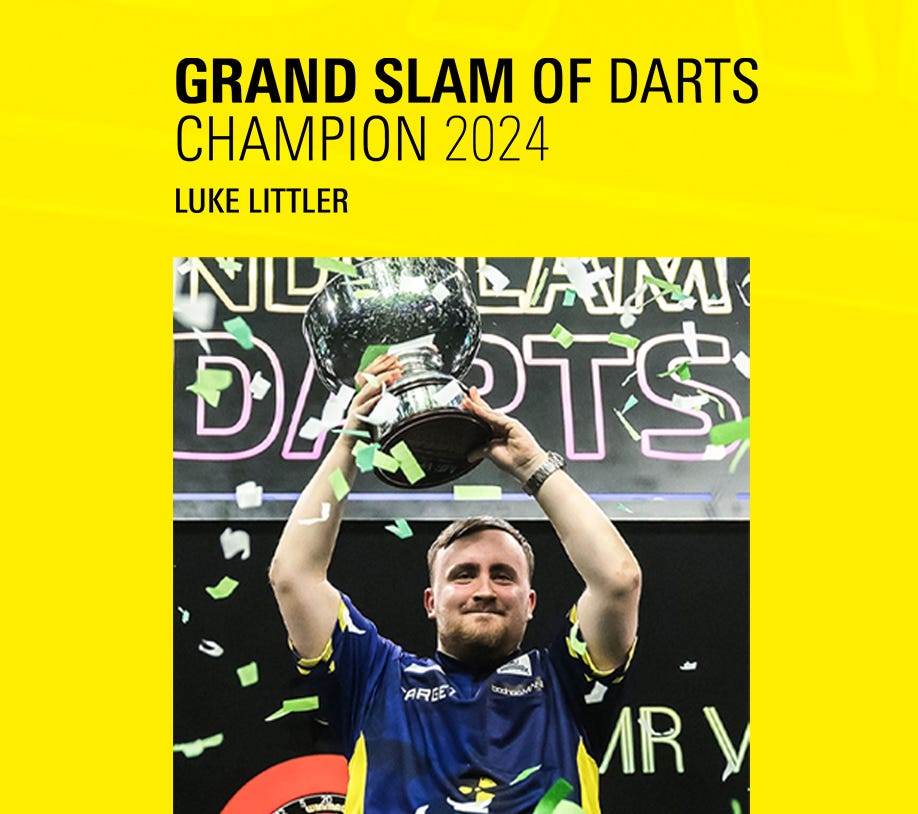 Luke Littler - 2024 Grand Slam of Darts Champion