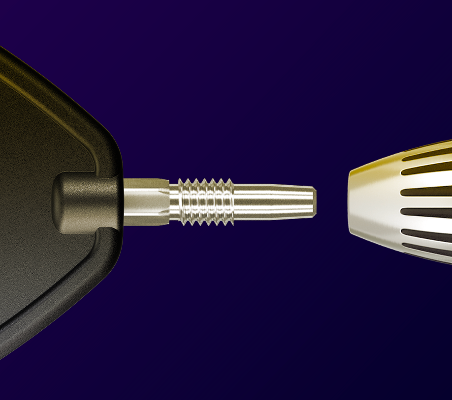 The Power 9Five G10 uses Target's patented Swiss Point Technology.