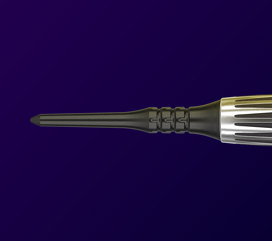 The Power 9Five G10 soft tip darts come with Target's Pixel Tips.
