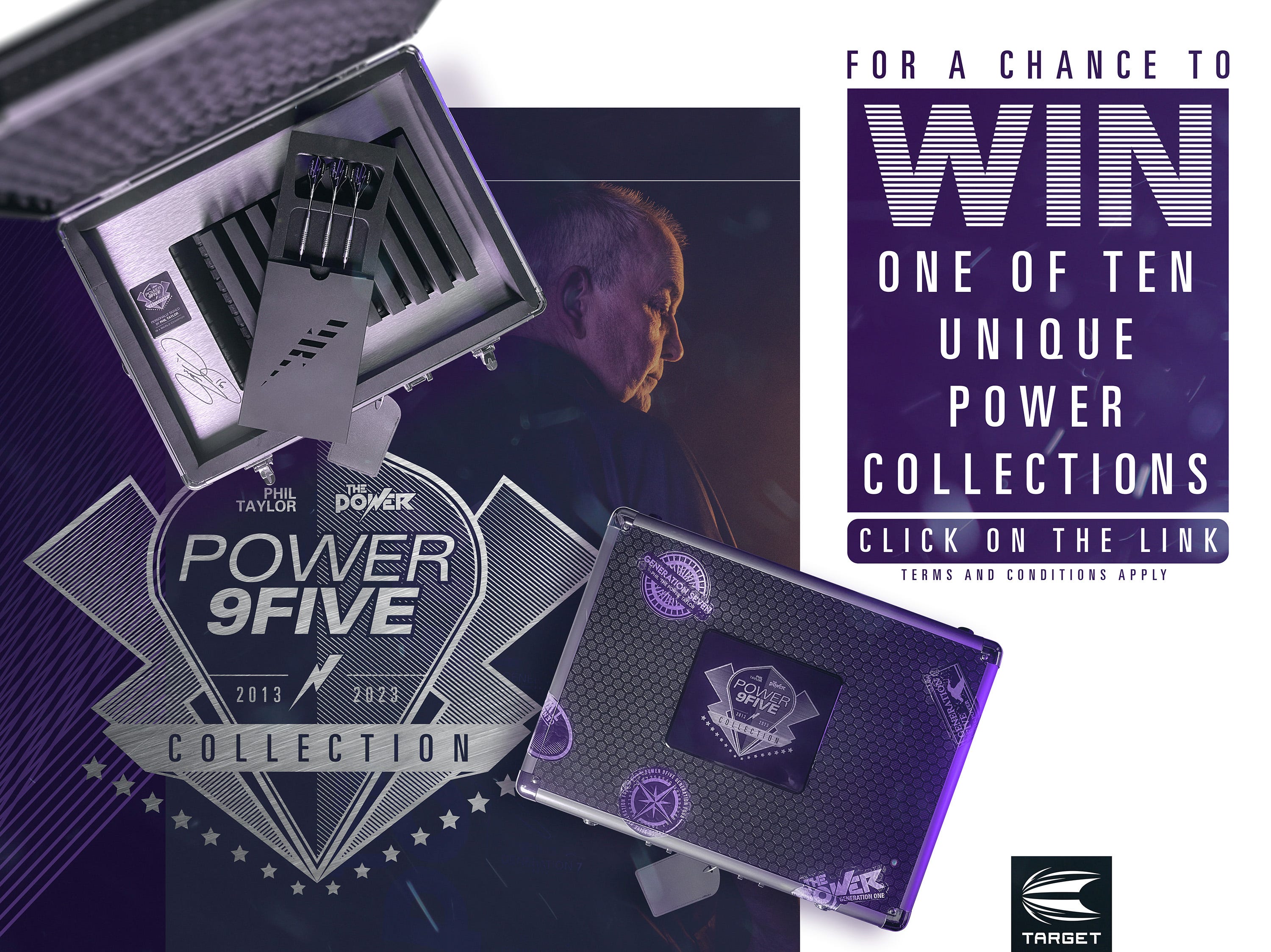 For a chance to win one of ten unique Power Collections