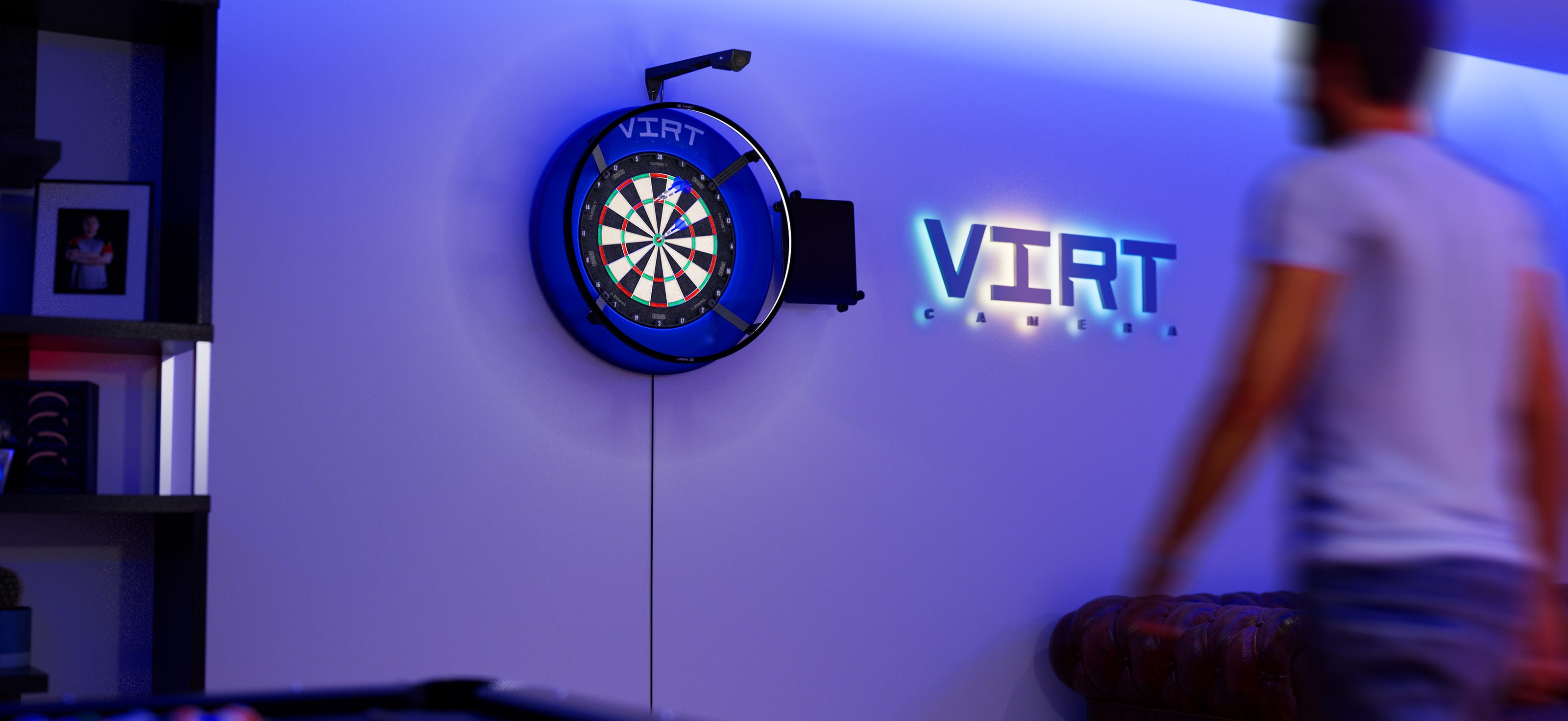 Target Darts Virt Camera set up for the ultimate at home set-up