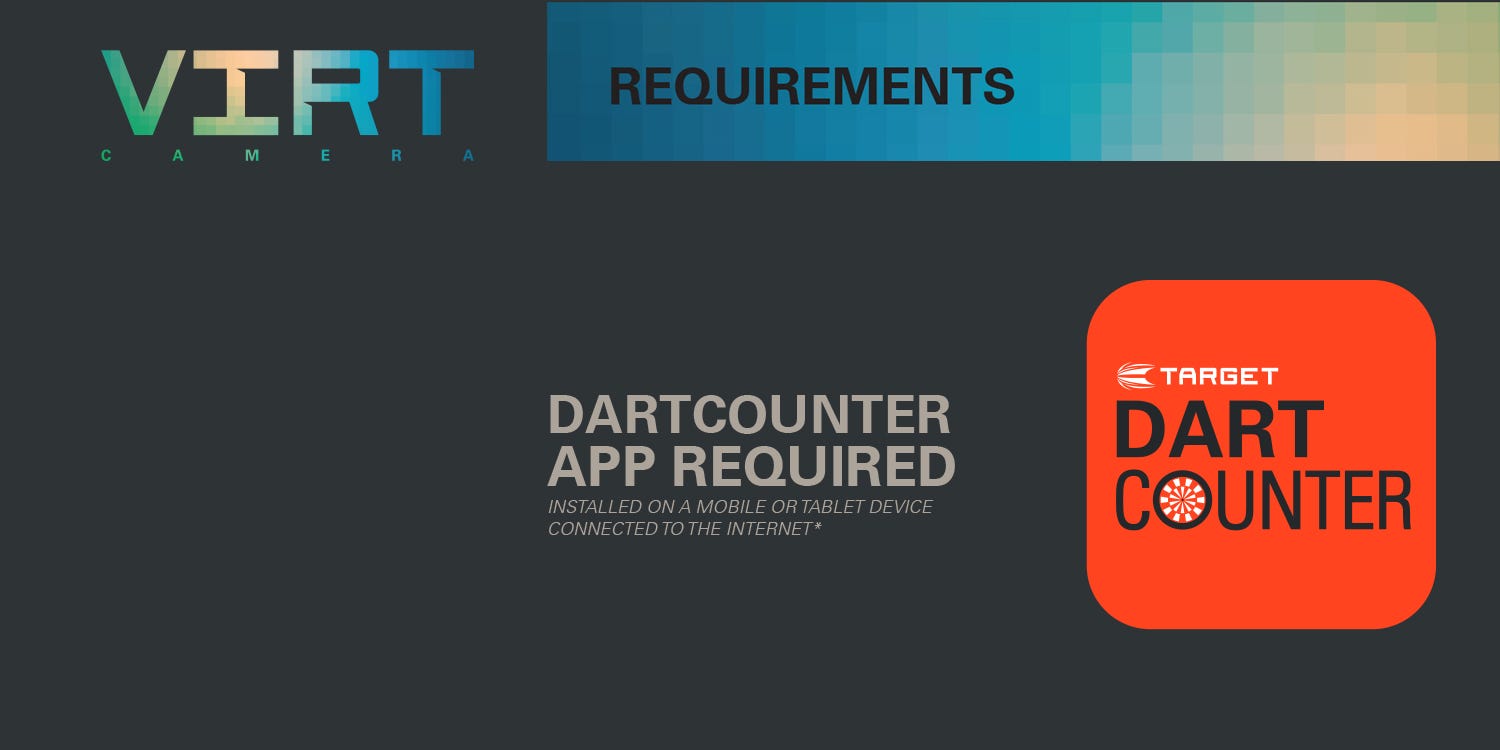 Target Darts Virt Dual Camera System - DartCounter app required