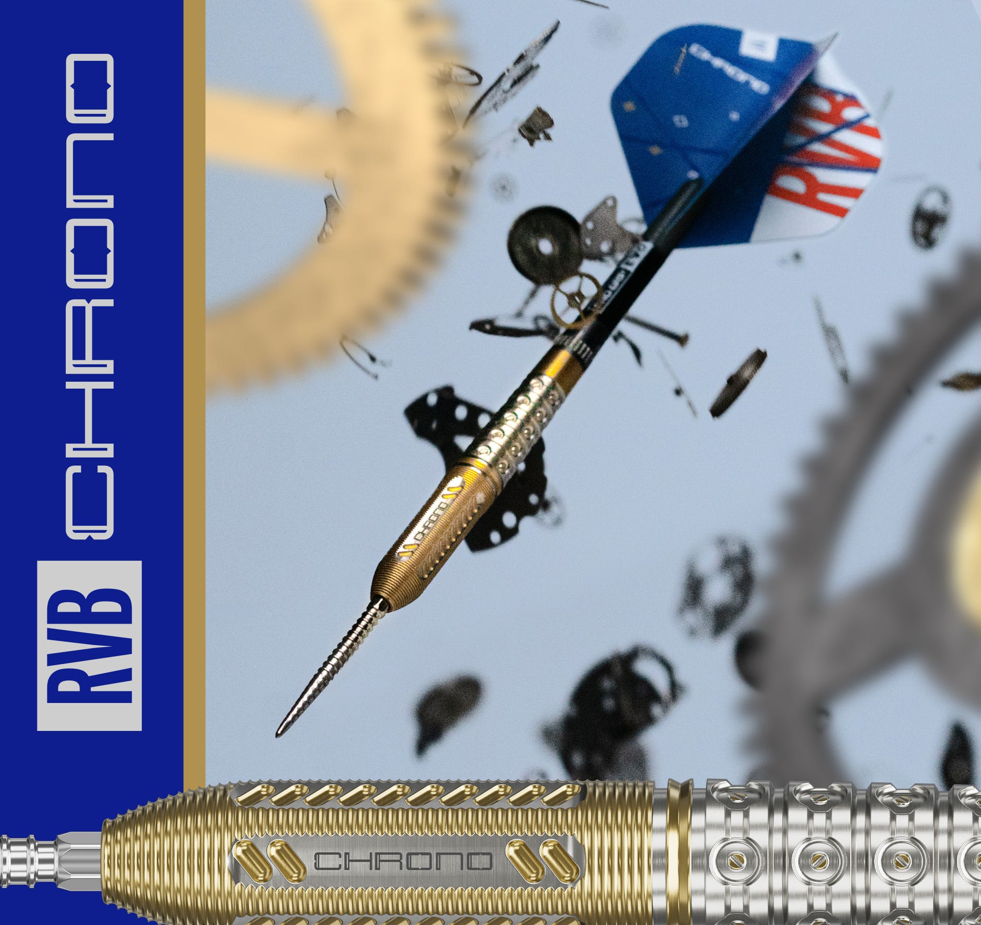 Discover the new RVB Chrono dart range from Target Darts.