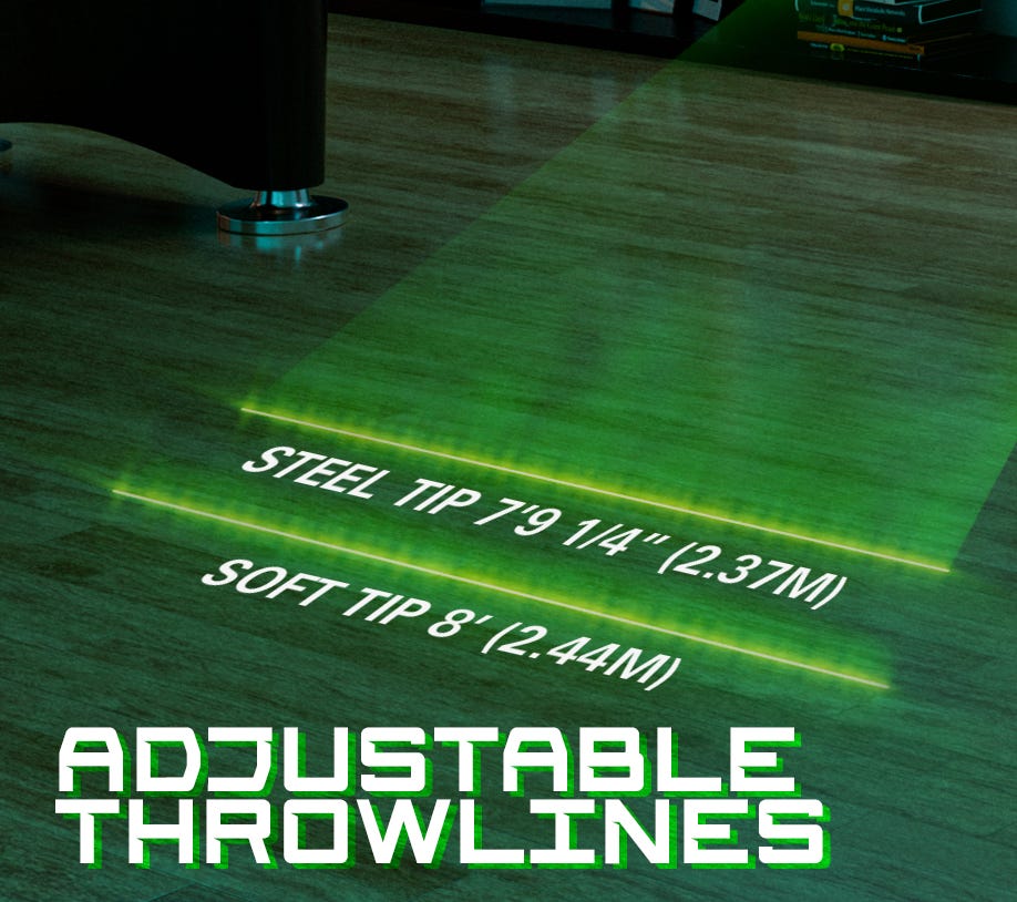 Target Laser Oche adjustable throwline for soft and steel tip darts