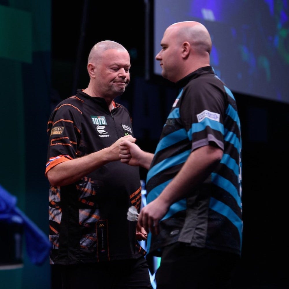 Rob Cross and Raymond van Barneveld Dutch Darts Masters 2024