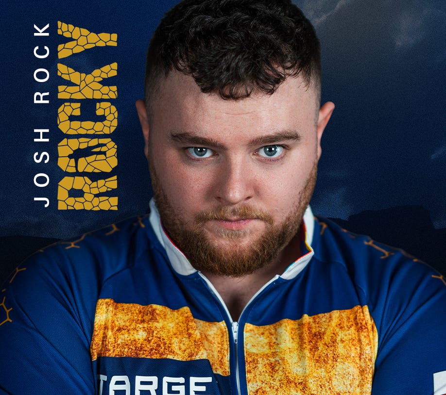 Close up of Josh Rock