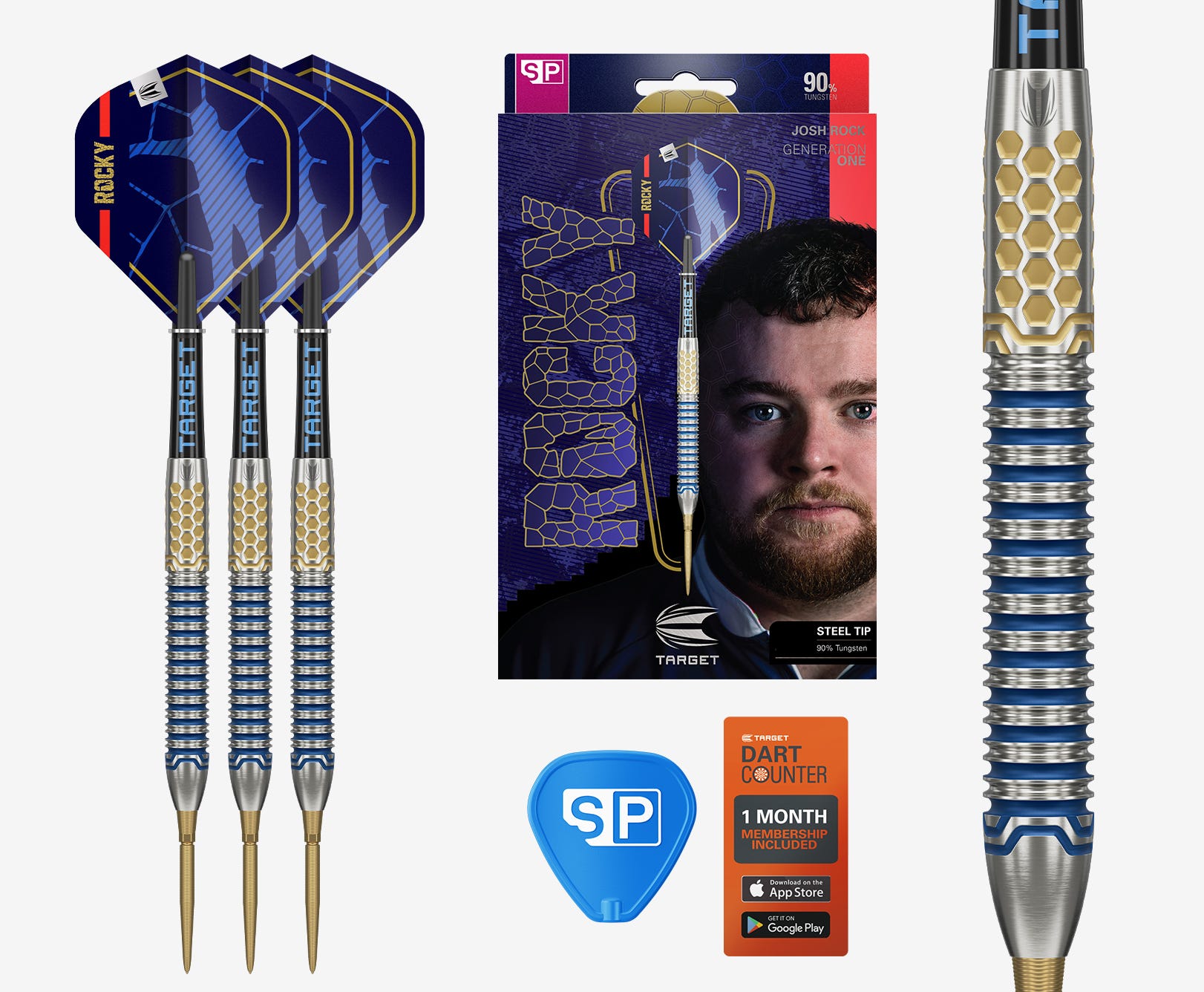 Josh Rock G1 Steel Tip Darts