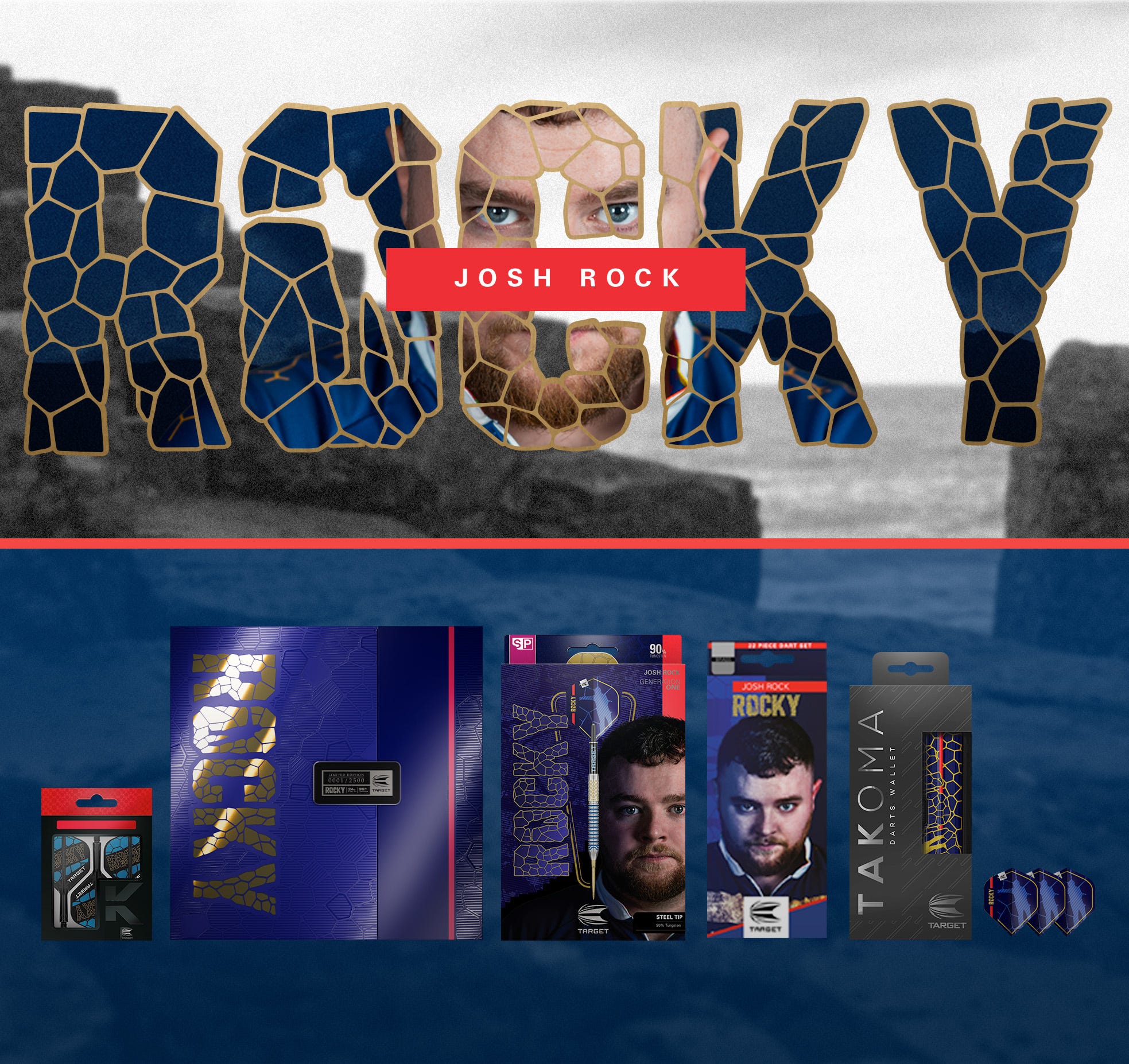 Discover the full range of Josh Rock products from Target Darts