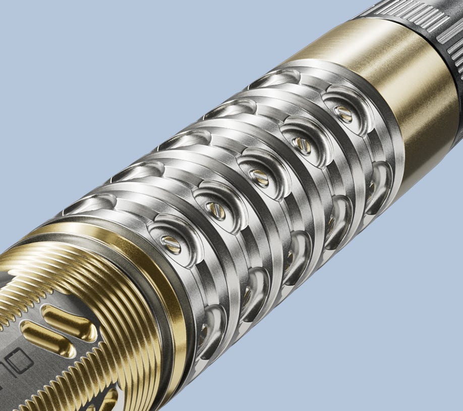 RVB Chrono Tungsten dart barrel close up 