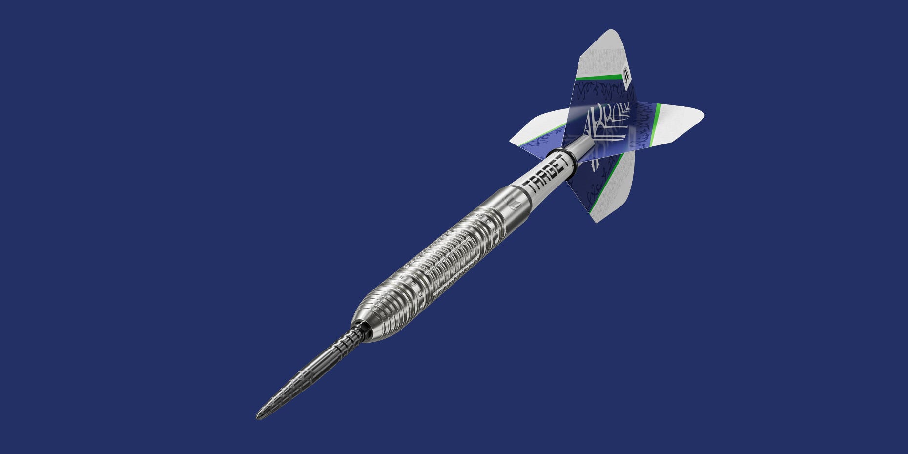 Shane Mc Guirk G1 Steel Tip Dart on blue background