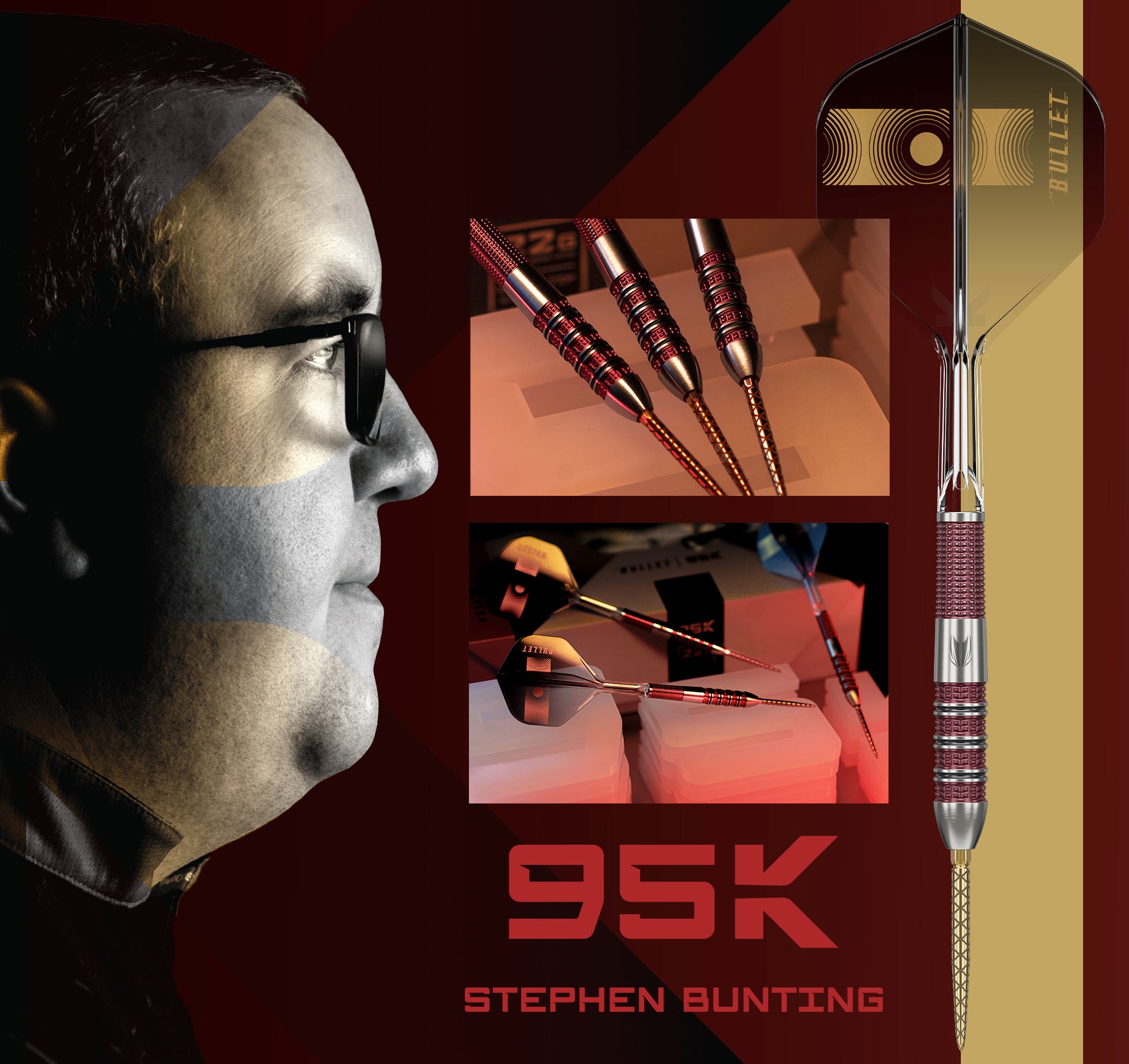 Stephen Bunting 95k Darts Set