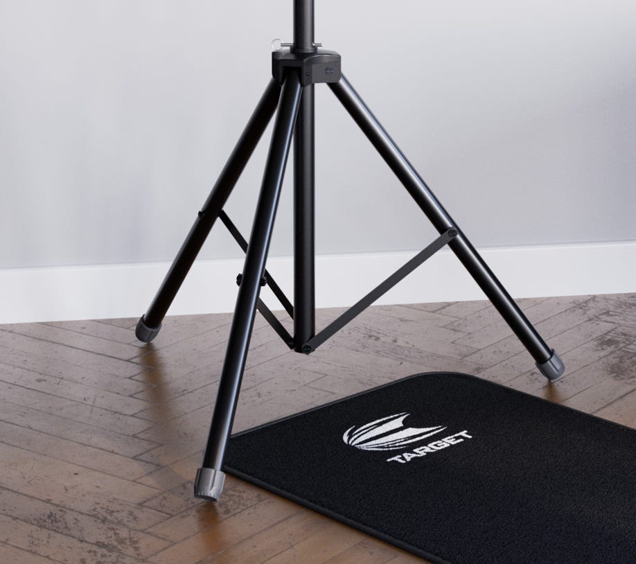 Target Dartboard Stand with a dart mat