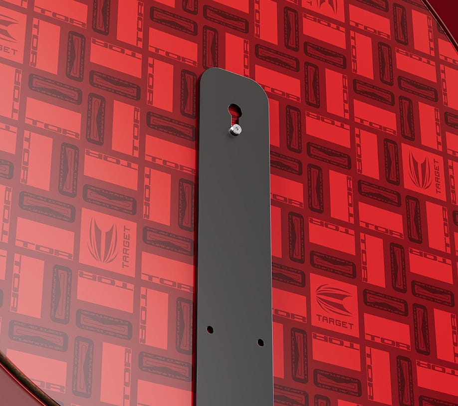 Target Dartboard Stand designed to attach to the back of a dartboard