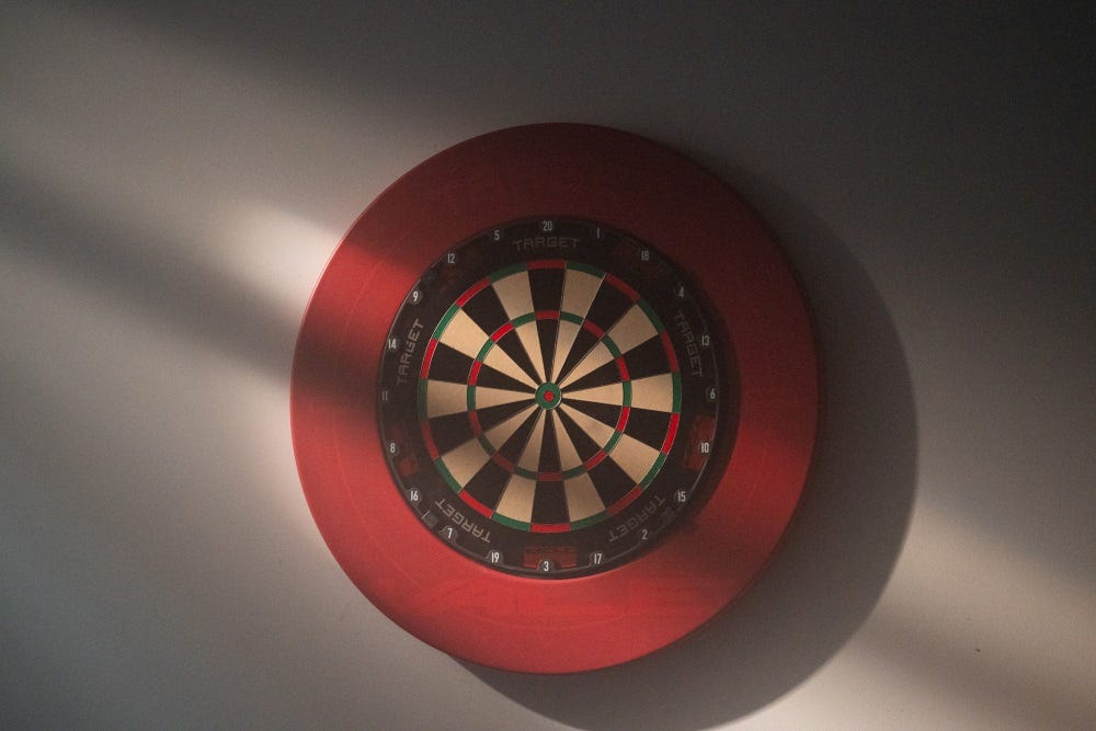 Target Darts TOR Dartboard Lifestyle Shot