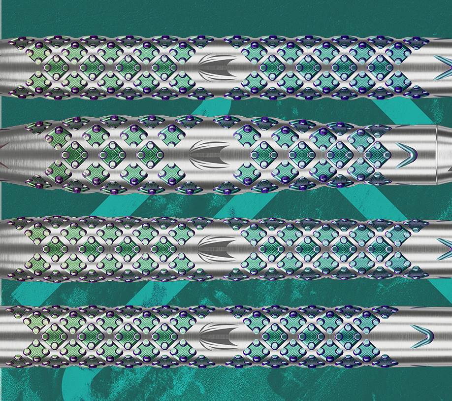 All different Rove Dart versions Barrel Close up