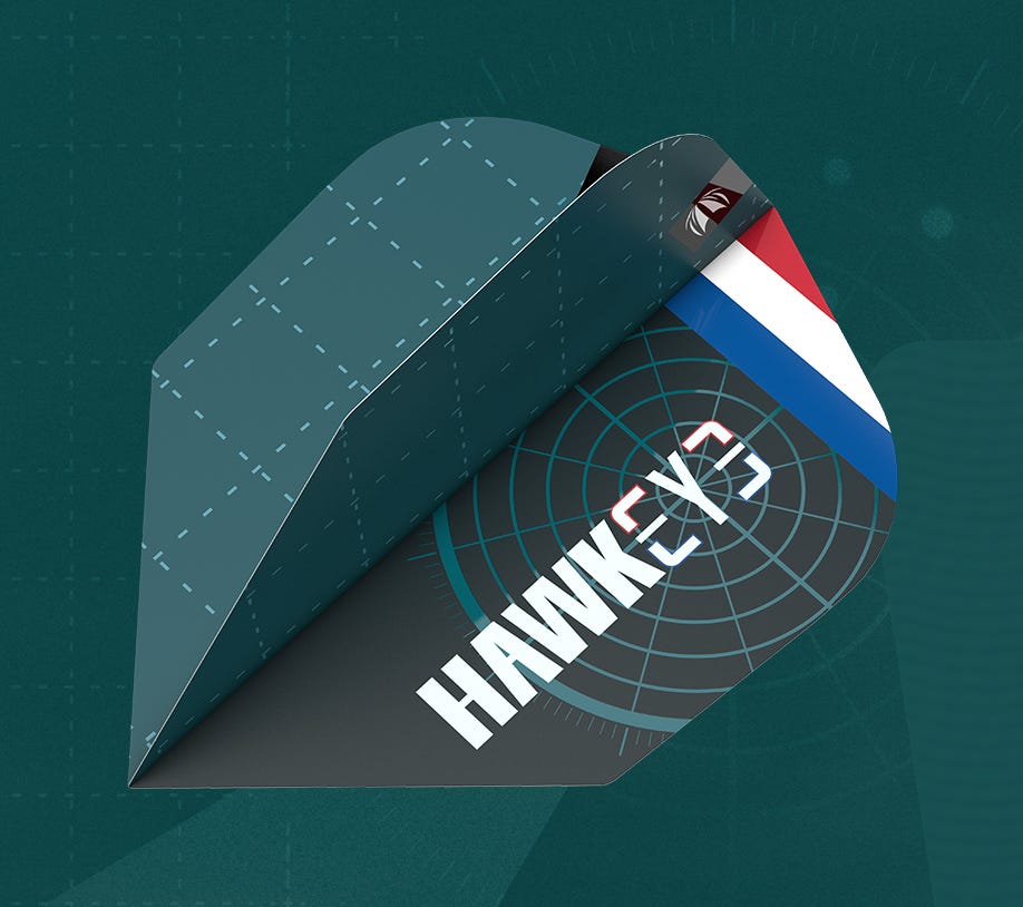 Kevin Doets G1 Hawkeye branded Dart Flights