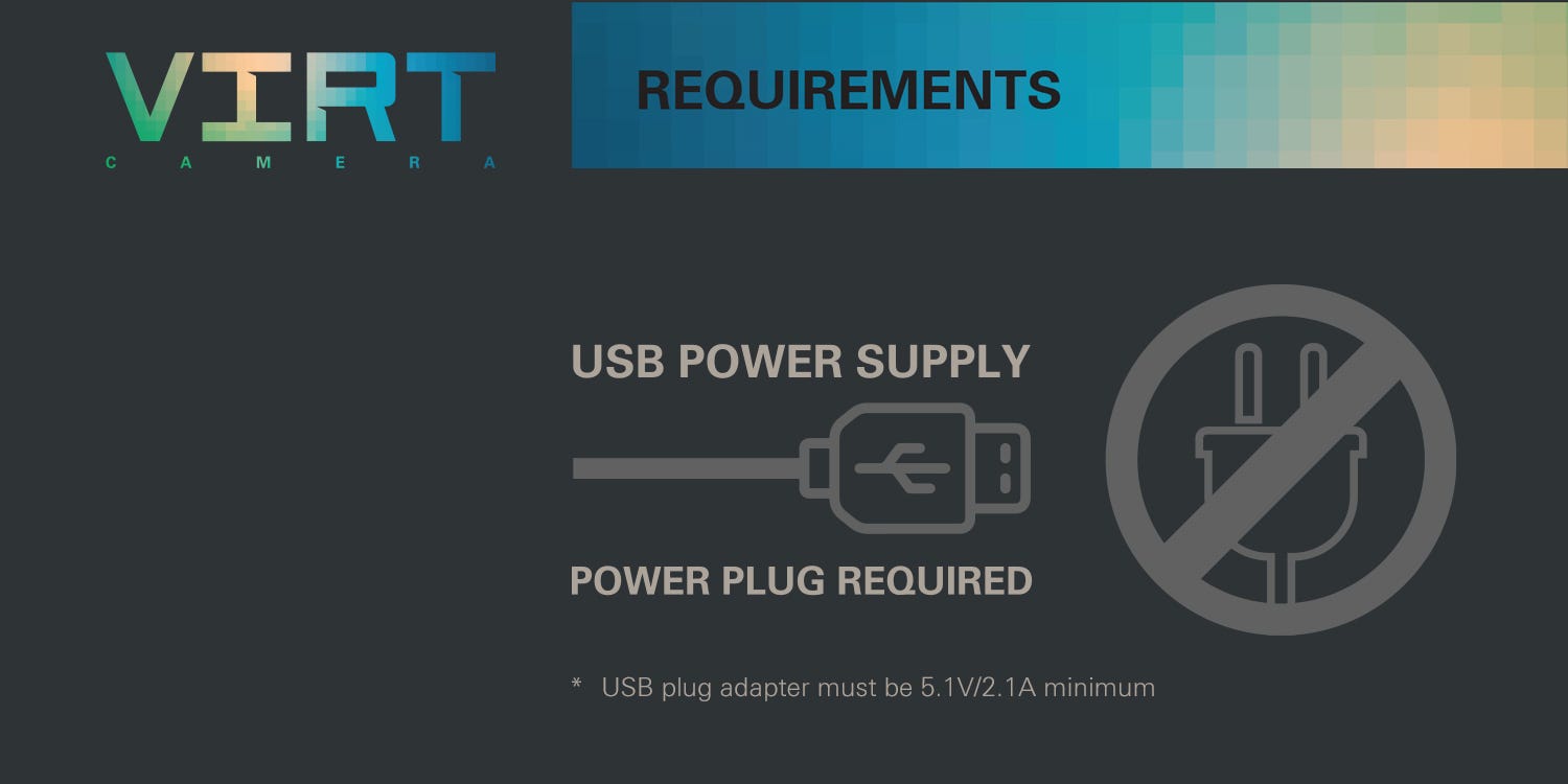 Target Darts Virt Dual Camera System - USB Power Supply